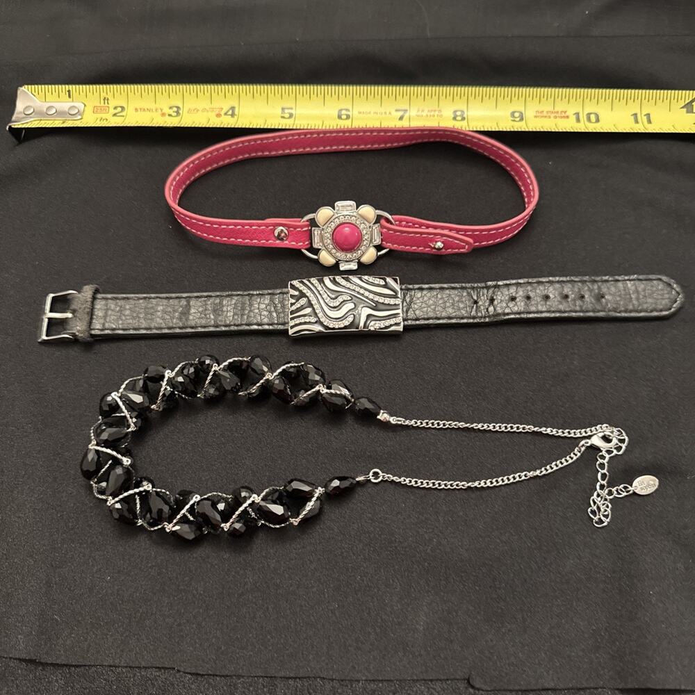 Lia Sophia Silver Tone Lot Of 3 Pieces